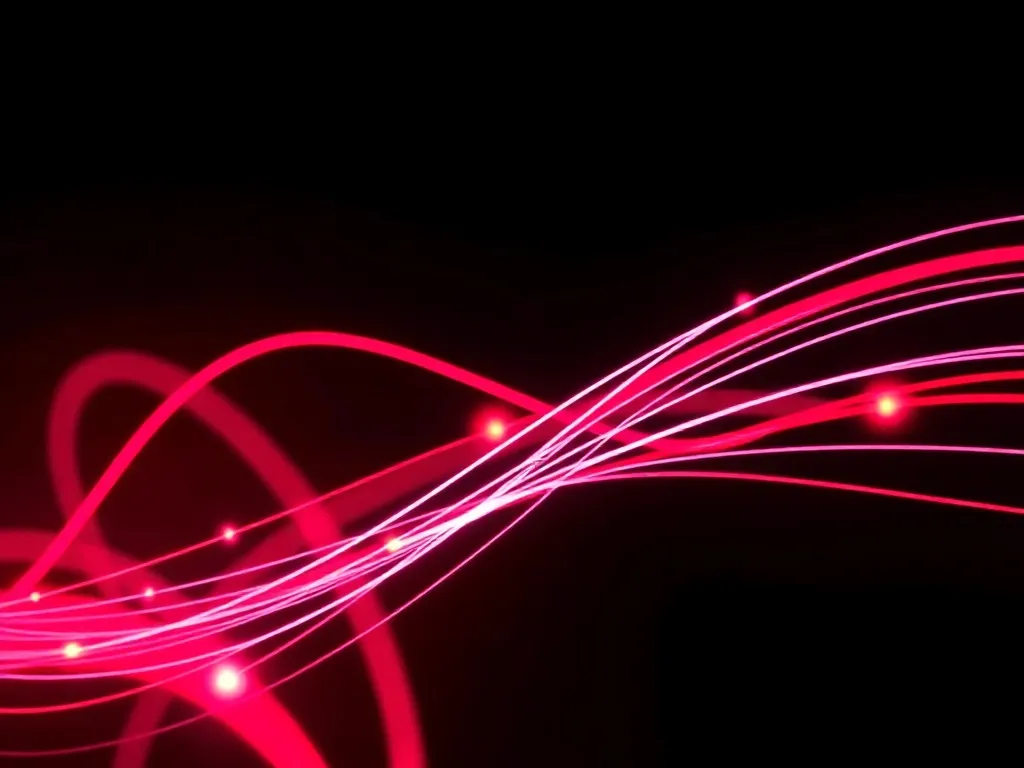 An abstract visualization of digital data flowing through fi